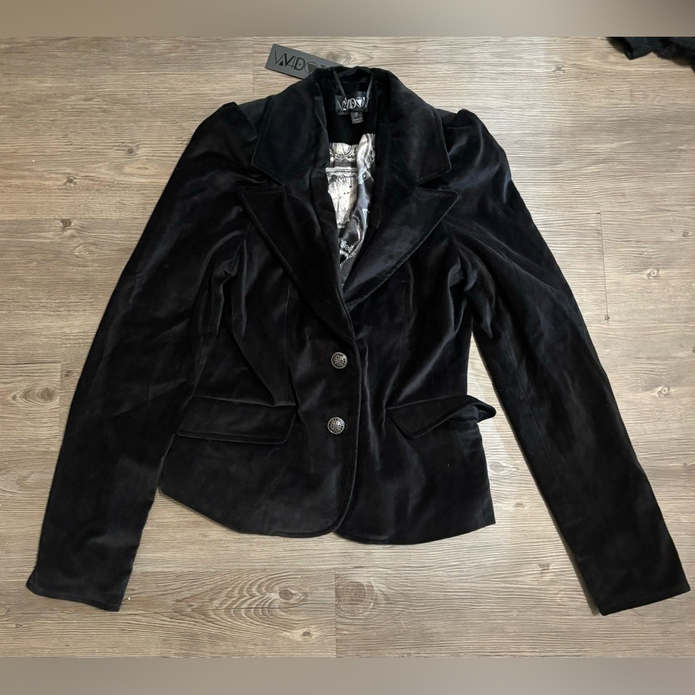 NWT Dolls Kill / Widow Velvet Blazer